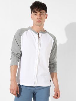 Campus Sutra - Mens Colorblock Casual Shirt
