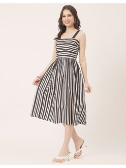 Moomaya - Summer Square Neck Midi Dress