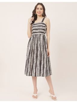 Moomaya - Summer Square Neck Midi Dress