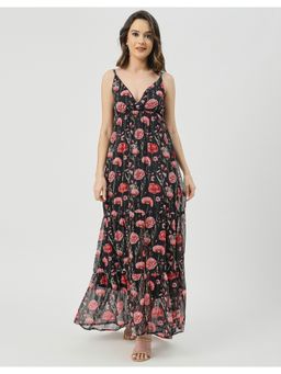 Moomaya - Boho A-Line Sleeveless Maxi Dress