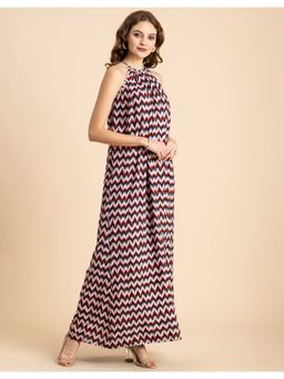 Moomaya - Beachwear Stylish Sleeveless Maxi Dress