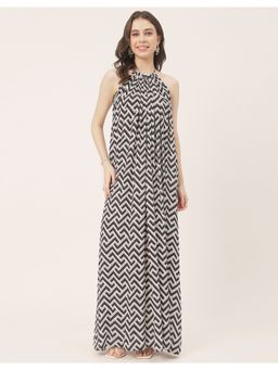 Moomaya - Beachwear Stylish Sleeveless Maxi Dress