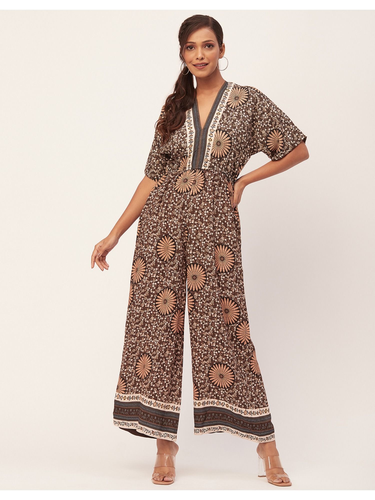 moomaya Boho Style Wide Leg Loose Jumpsuit-picture-26