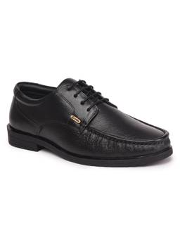 Zoom Shoes - A3319 Genuine Leather Formal Black Derbies