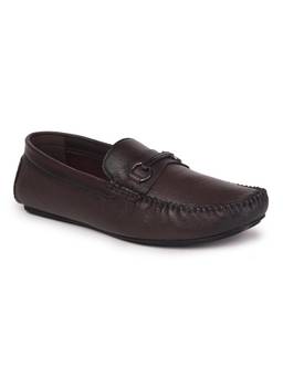 Zoom Shoes - A6381 Genuine Leather Formal Brown Loafers