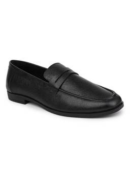 Zoom Shoes - A8334 Genuine Leather Formal Black Loafers