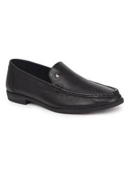 Zoom Shoes - A8335 Genuine Leather Formal Black Loafers