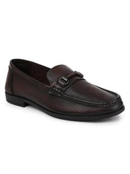 Zoom Shoes - A8366 Genuine Leather Formal Brown Loafers