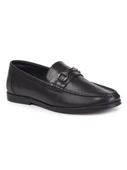 Zoom Shoes - A9132 Genuine Leather Formal Black Loafers