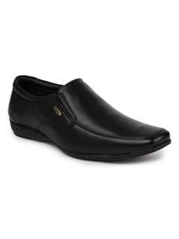 Zoom Shoes - A9942 Genuine Leather Formal Black Loafers