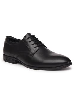 Zoom Shoes - ABITS Genuine Leather Black Formal Derbies