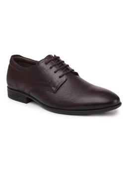Zoom Shoes - ABITS Genuine Leather Brown Formal Derbies