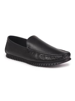 Zoom Shoes - AFLEX Genuine Leather Formal Black Loafers