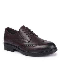 Zoom Shoes - AGL1175 Genuine Leather Party Brown Brogues