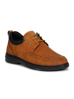 Zoom Shoes - AN5692 Genuine Leather Party Tan Derbies