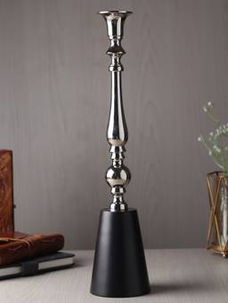 De Maison Decor - Valora Silver Candle Holder