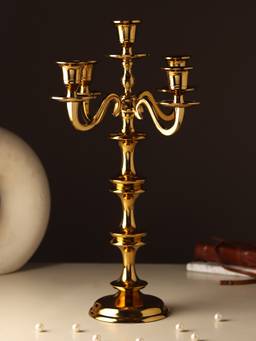 De Maison Decor - Imperium Grande 5-Arm Candleholder - Gold