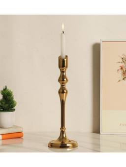 De Maison Decor - Lumora Large Gold Candleholder