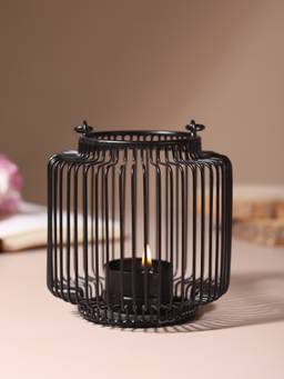 De Maison Decor - Orla Tealight Candle Holder - Black