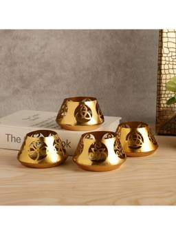 De Maison Decor - Sharingan Tealight Holder - Gold (Pack of 4)