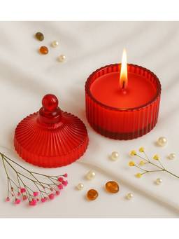De Maison Decor - Elara Crimson Rose Candle