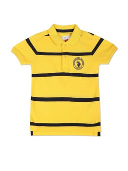 U.S. POLO ASSN. - Horizontal Stripe Pique Polo Shirt