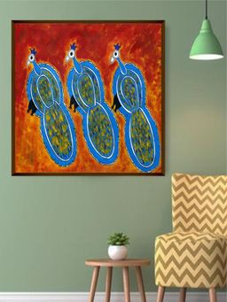 The Art House - Abstract Painting Multicolor (40X30 Inches)