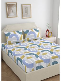 Home Ecstasy - 100% Wrinklefree King Bedsheet With 2 Pillow Covers