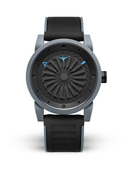 ZINVO - Airblade Slate Automatic Black Round Turbine Dial Mens Watch - 140-2 (Medium)
