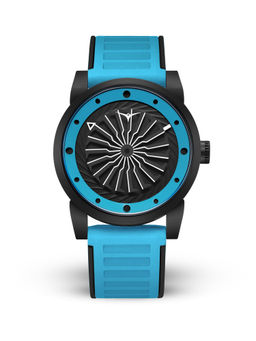 ZINVO - Airblade Spark Automatic Black Round Turbine Dial Mens Watch - 140-9 (Medium)