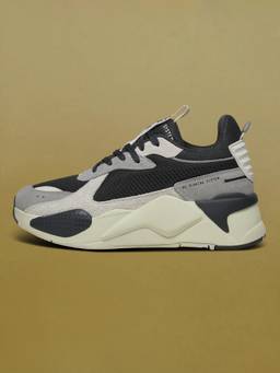 Puma - Unisex Grey RS-X Heritage Colorblock Casual Sneakers