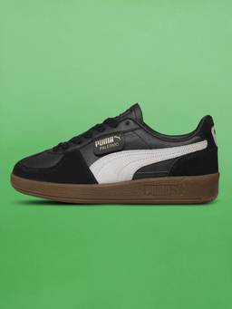 Puma - Unisex Palermo Leather Sneakers - Black