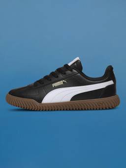 Puma - Unisex Black Club Kayzer Sneakers