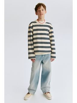 H&M - Boys Blue Baggy Fit Jeans