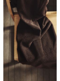 H&M - Brown Cotton Terry Bath Towel