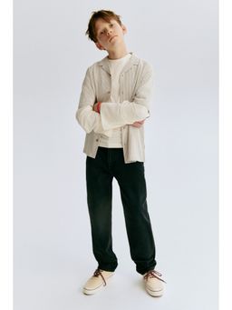 H&M - Boys Black Relaxed Tapered Fit Jeans