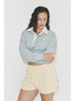 H&M - Women Yellow Sweatshirt Shorts