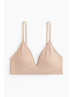 H&M - Women Beige Seamless Padded Soft Bra