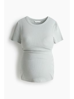 H&M - Women Green Mama Ribbed Top