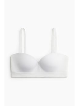 H&M - Women White Seamless padded balconette bra