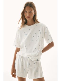 H&M - Women White Printed Pyjamas