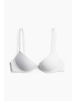 H&M - Women White Microfibre Super Push-Up Bra