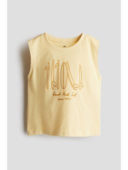 H&M - Boys Yellow Printed Vest Top
