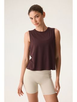 H&M - Women Red Boxy-Style Sports Vest Top With Drymove