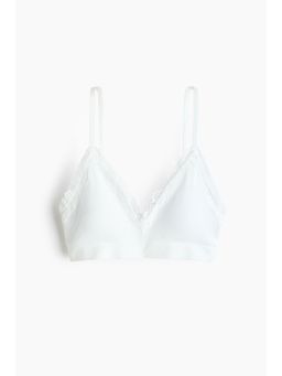 H&M - Women White Seamless Padded Soft Bra