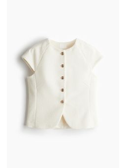 H&M - Women White Button-Front Top