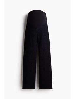 H&M - Women Black Mama Textu Jersey Trousers