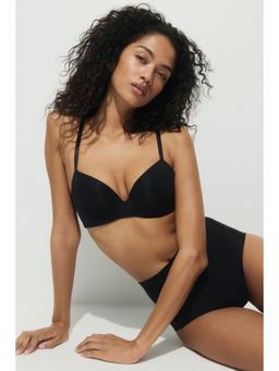 H&M - Women Black Microfibre Push-Up Bra