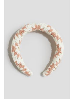 H&M - Girls White Crocheted Alice Band