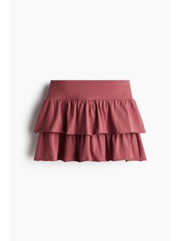 H&M - Women Pink Tie Jersey Mini Skirt